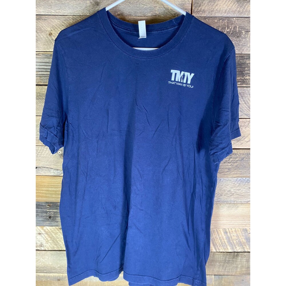 That Man Is You Mens Sz L  Navy Blue Short Sleeve T-Shirt